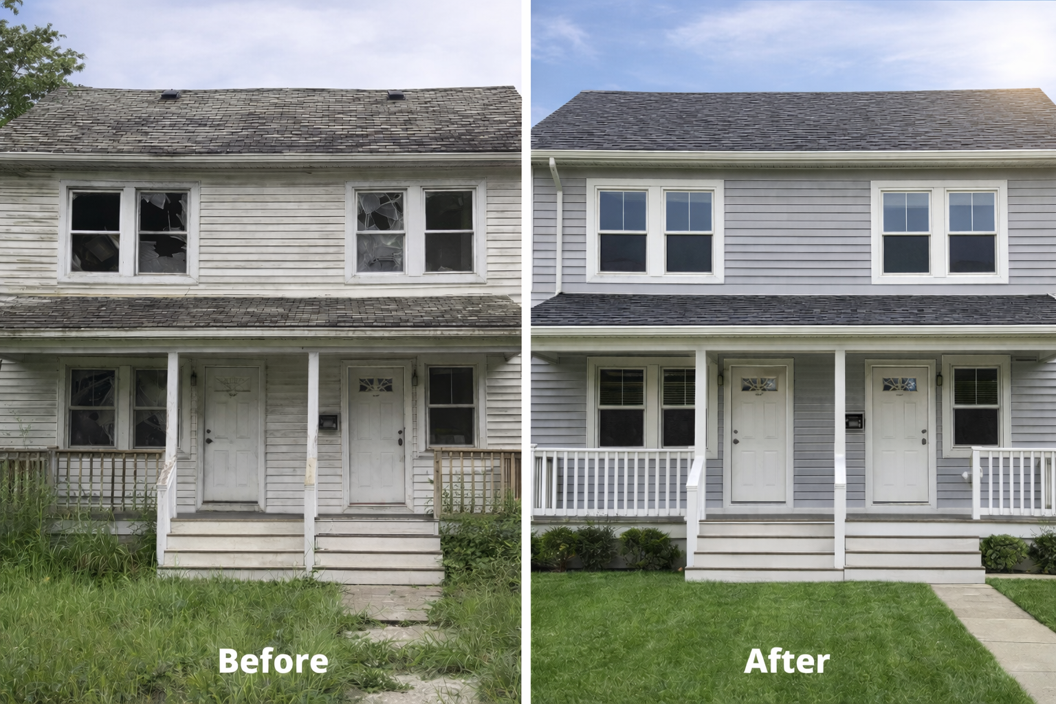 Before and After Renovation